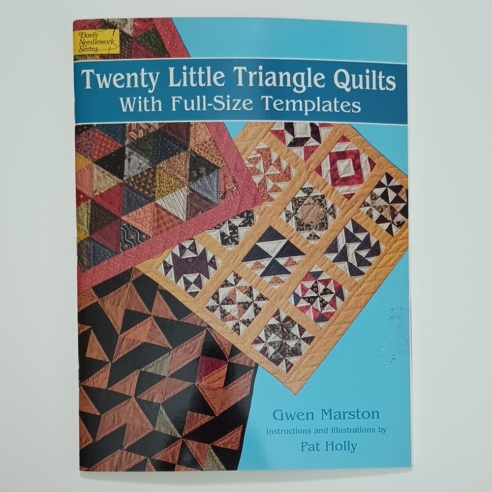 Dover Twenty Little Triangle Quilts Book With Full Size Templates 9780486297002
